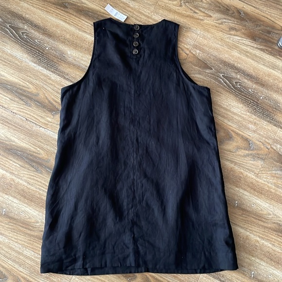 J Crew Button-back 100% linen shift dress NWT - Picture 12 of 13